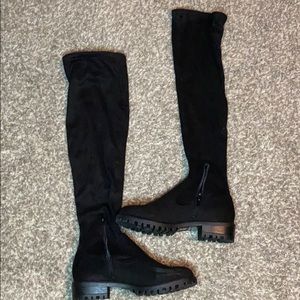 Forever21 Knee high suede boots